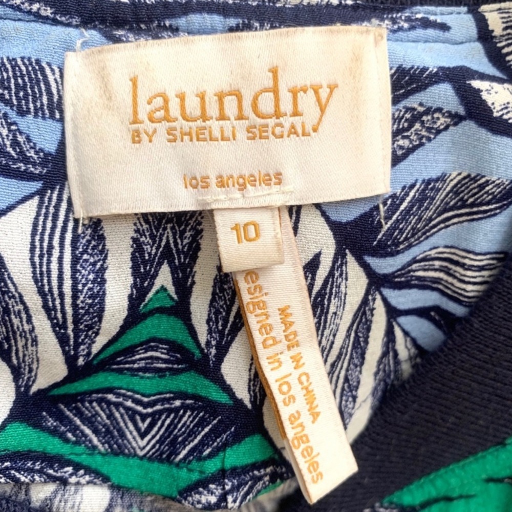 Laundry Tropical Patterned Light Weight Zip-Up Li… - image 2